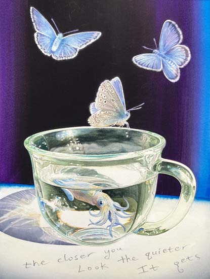 Realistic watercolor painting